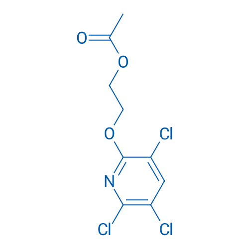 Acetic acid, (3,5,6-trichloro-2-pyridinyl)oxy-, ethyl ester 结构式