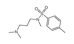 N-[3-(二甲氨基)丙基]-N,4-二甲基苯磺酰胺 结构式
