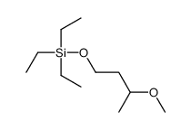 三乙基(3-甲氧基丁氧基)硅烷 结构式