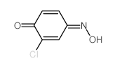 2-氯-4-(羟亚氨基)-2,5-环己二烯-1-酮 结构式