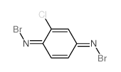 2,5-Cyclohexadiene-1,4-diimine, 2-chloro-N,N-dibromo- 结构式