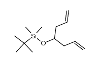 Silane, (1,1-dimethylethyl)dimethyl[[1-(2-propen-1-yl)-3-buten-1-yl]oxy]- 结构式