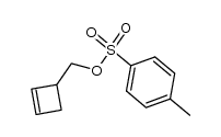 2-环丁烯-1-甲醇 1-(4-甲基苯磺酸酯) 结构式