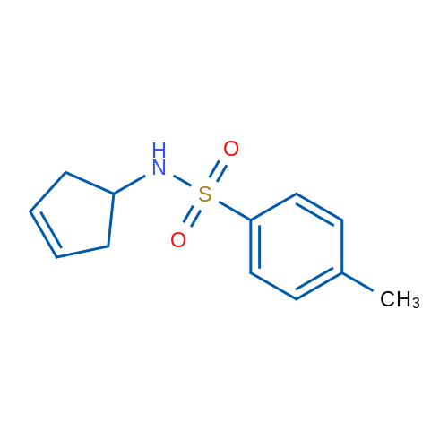 1-(N-对甲苯磺酰基-氨基)-3-环戊烯 结构式