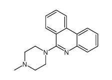 6-(4-甲基-1-哌嗪基)菲啶 结构式