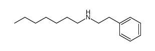 N-庚基苯乙胺 结构式