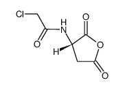 2-氯-N-[(3S)-四氢-2,5-二氧代-3-呋喃基]乙酰胺 结构式