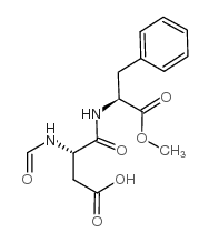 N-甲酰基-L-天冬氨酰-L-苯丙氨酸甲酯 结构式