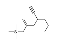 Silane, (4-ethynyl-2-methyleneheptyl)trimethyl- 结构式