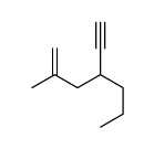 4-乙炔基-2-甲基-1-庚烯 结构式