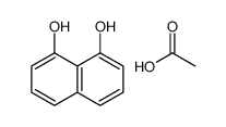 1,8-萘二酚-1-乙酸酯 结构式