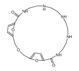 3,27,28-Trioxa-10,13,16,19,22-pentaazatricyclo[22.2.1.15,8]octacosa-5,7,24,26-tetraene-9,23-dione 结构式
