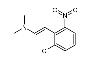 Ethenamine, 2-(2-chloro-6-nitrophenyl)-N,N-dimethyl-, (1E)- 结构式