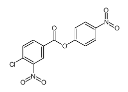 Benzoic acid, 4-chloro-3-nitro-, 4-nitrophenyl ester 结构式