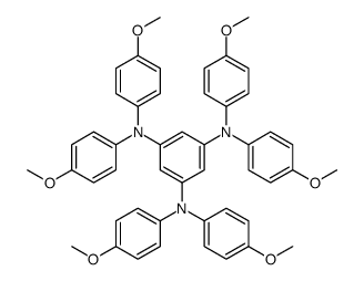 1,3,5-苯三胺-N,N,N',N',N'',N''-六(4-甲氧基苯基) 结构式