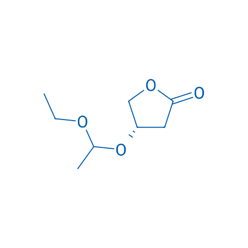 (3S)-3-(1-乙氧基乙氧基)-gamma-丁内酯 结构式