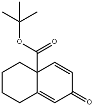 1,3,4,7-四氢-7-氧代-4a(2H)-萘甲酸叔丁酯 结构式