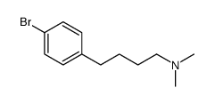 4-(4-溴苯基)-N,N-二甲基丁-1-胺 结构式
