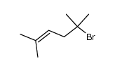 5-溴-2,5-二甲基-2-己烯 结构式