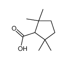 2,2,5,5-四甲基环戊烷-1-甲酸 结构式