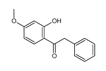 1-(2-羟基-4-甲氧基苯基)-2-苯基乙酮 结构式