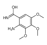 2-氨基-3,4,5-三甲氧基苯甲酰胺 结构式