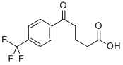 δ-氧代-4-(三氟甲基)苯戊酸 结构式