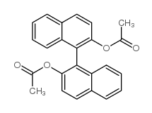 DL-1,1'-联萘二乙酸酯 结构式