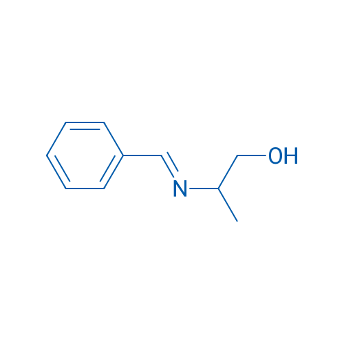 2-(苯亚甲基氨基)-1-丙醇 结构式
