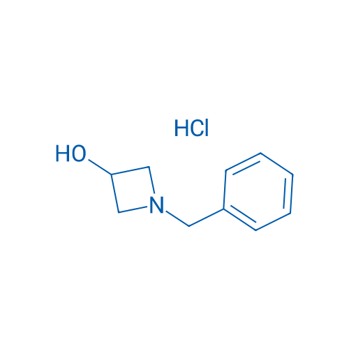 1-苄基-3-羟基氮杂环丁烷盐酸盐 结构式