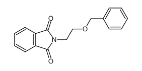 2-[2-(苄氧基)乙基]-1H-异吲哚-1,3(2H)-二酮 结构式