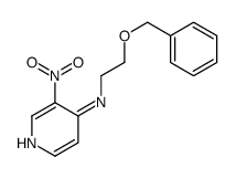 4-Pyridinamine, 3-nitro-N-[2-(phenylmethoxy)ethyl]- 结构式