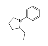 2-乙基-1-苯基吡咯烷 结构式