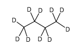 丁烷-d10 结构式