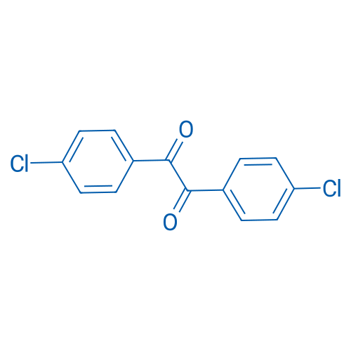 1,2-双(4-氯苯基)乙烷-1,2-二酮 结构式