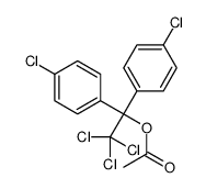 [2,2,2-trichloro-1,1-bis(4-chlorophenyl)ethyl] acetate 结构式