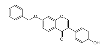 7-苄基黄豆苷元 结构式