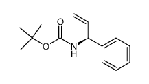 tert-butyl (S)-1-phenylallylcarbamate 结构式