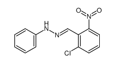 2-氯-6-硝基苯甲醛-2-苯腙 结构式