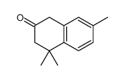 2(1H)-Naphthalenone, 3,4-dihydro-4,4,7-trimethyl- 结构式