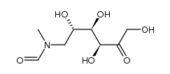 6-脱氧-6-(甲酰甲基氨基)-L-山梨糖 结构式