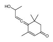 2-Cyclohexen-1-one, 4-(3-hydroxy-1-buten-1-ylidene)-3,5,5-trimethyl- 结构式