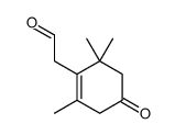 2,6,6-三甲基-4-氧代-1-环己烯-1-乙醛 结构式