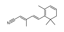 (2E,4E)-3-Methyl-5-(2,6,6-triMethyl-1,3-cyclohexadien-1-yl)-2,4-pentadienenitrile 结构式
