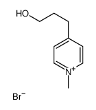 4-(3-羟丙基)-1-甲基吡啶鎓溴化物 结构式