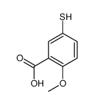 5-巯基-2-甲氧基苯甲酸 结构式