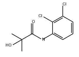 N-(2,3-二氯苯基)-2-羟基-2-甲基丙酰胺 结构式