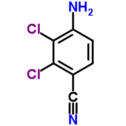 2,3-二氯-4-氨基苯腈 结构式
