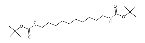 N,N'-1,10-癸二基二氨基甲酸二叔丁酯 结构式