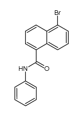 5-溴-N-苯基萘-1-甲酰胺 结构式